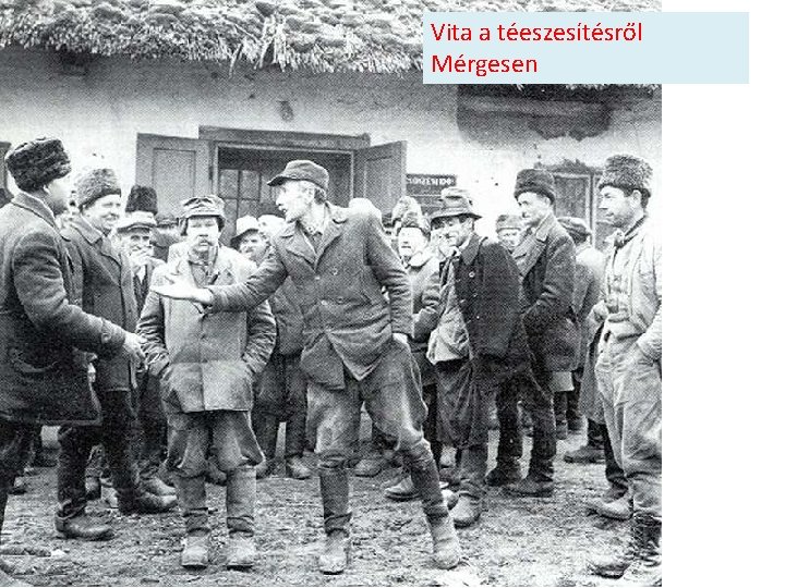 Vita a téeszesítésről Mérgesen 