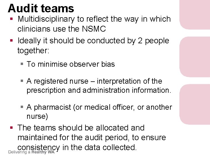 Nsmc Notes National Standard Medication Chart NSMC Audit 2018 Train