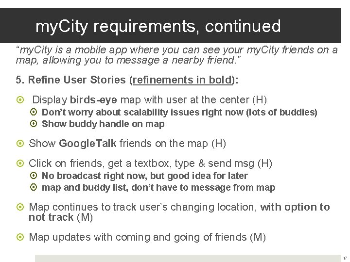 my. City requirements, continued “my. City is a mobile app where you can see