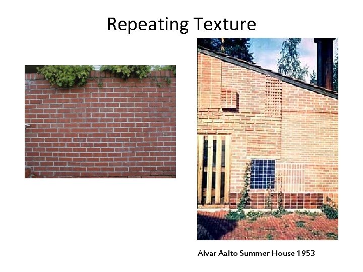 Repeating Texture Alvar Aalto Summer House 1953 