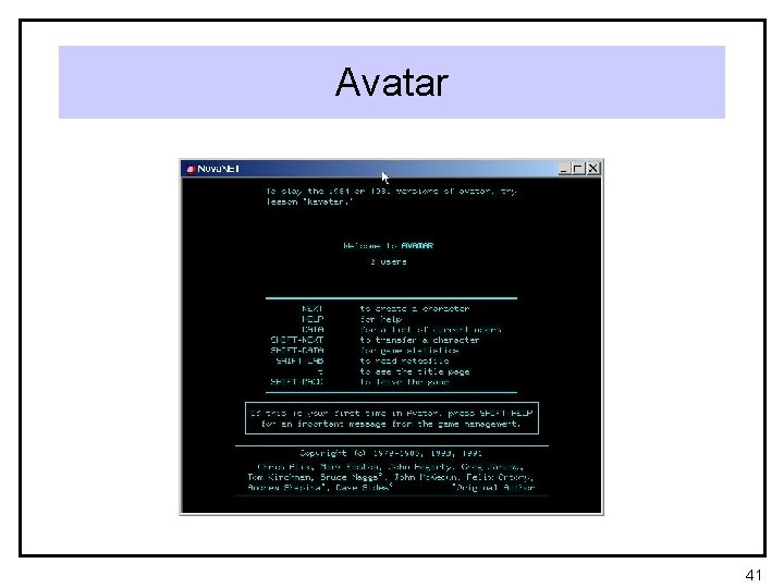Avatar 41 