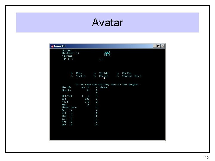 Avatar 43 