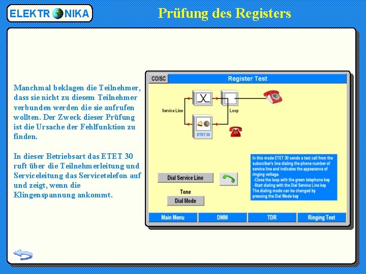 ELEKTR NIKA Manchmal beklagen die Teilnehmer, dass sie nicht zu diesem Teilnehmer verbunden werden
