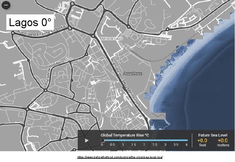 Lagos 0° https: //www. beforetheflood. com/explore/the-crisis/sea-level-rise/ 