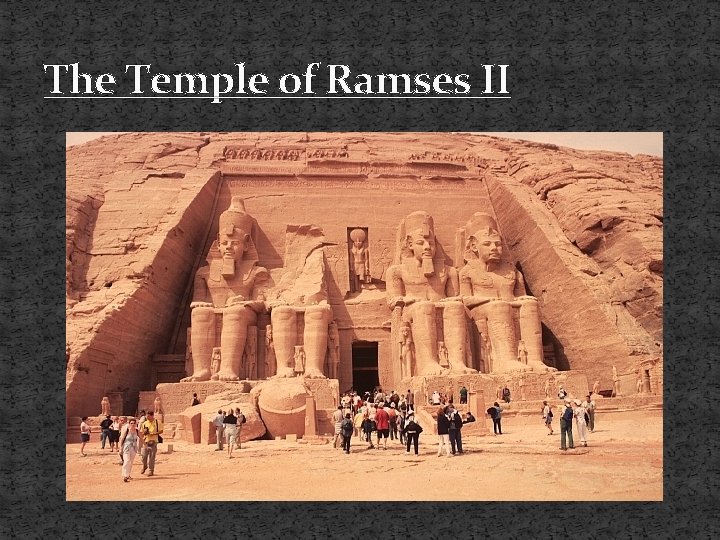 The Temple of Ramses II 