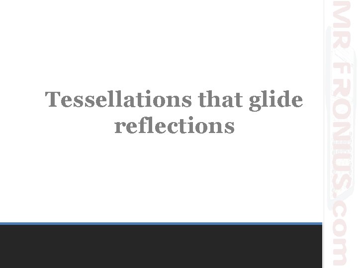 Tessellations that glide reflections 