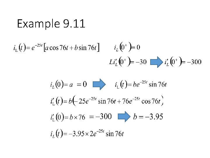 Example 9. 11 