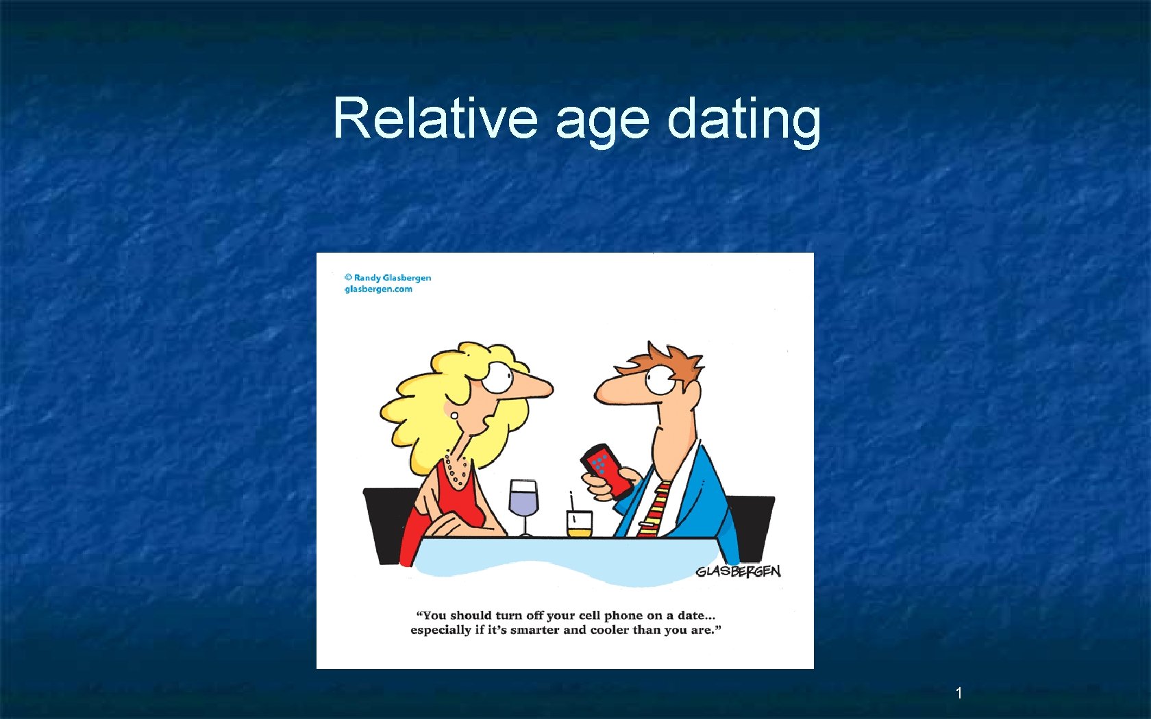 Relative age dating 1 Relative age dating 1