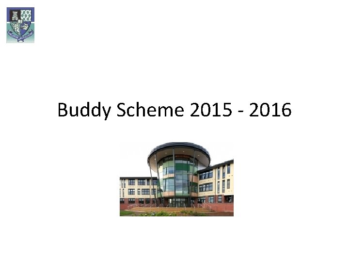 Buddy Scheme 2015 - 2016 