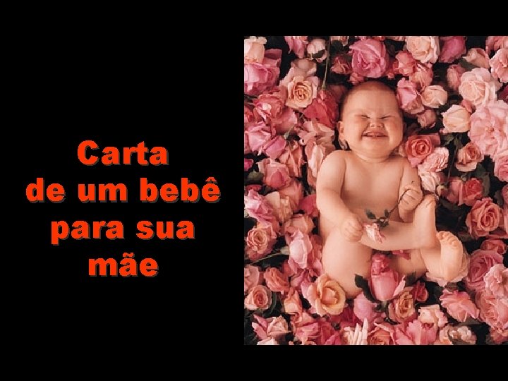 Carta de um bebê para sua mãe 