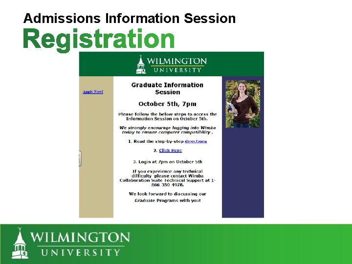 Admissions Information Session 