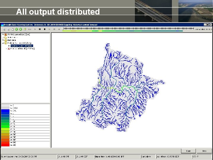 All output distributed 
