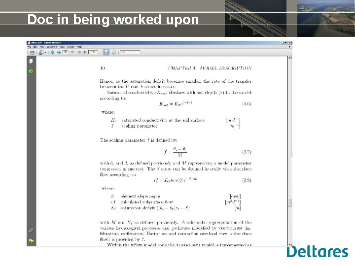Doc in being worked upon 