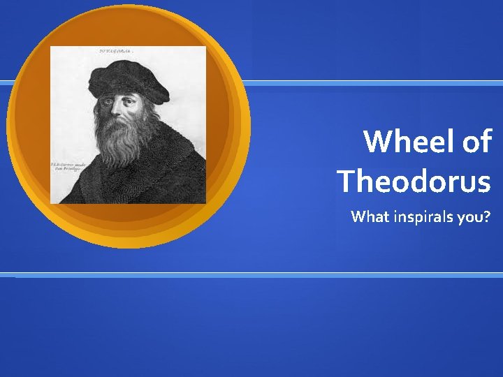 Wheel of Theodorus What inspirals you? 
