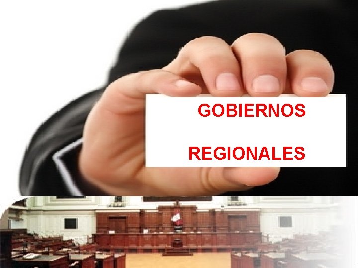 GOBIERNOS REGIONALES 