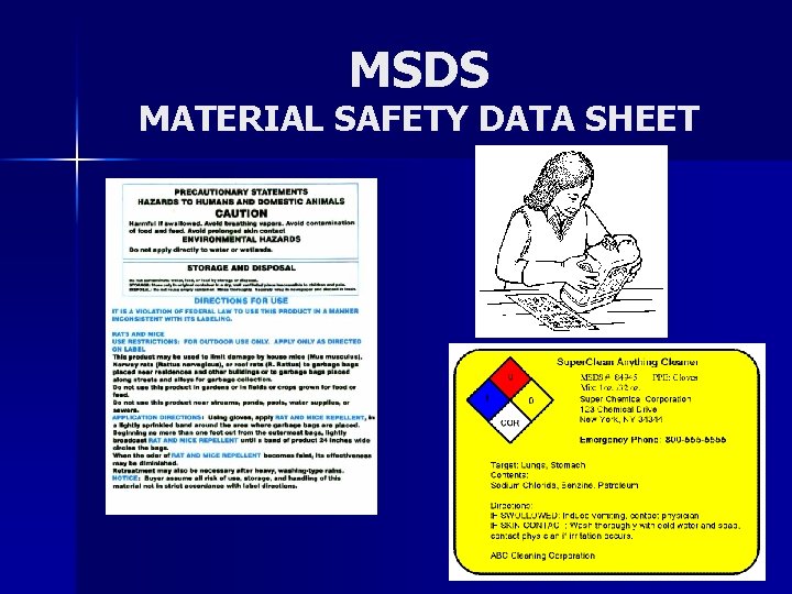 MSDS MATERIAL SAFETY DATA SHEET MSDS MATERIAL SAFETY DATA SHEET
