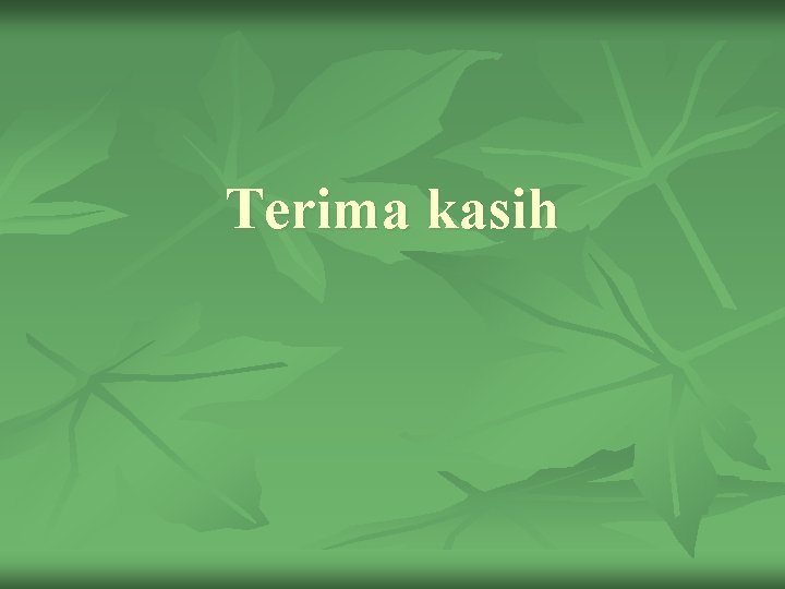 Terima kasih 