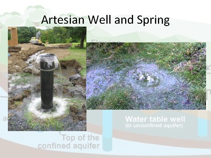 Artesian Well and Spring 