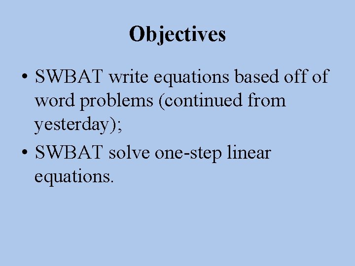 Bell RingerNew Seats Terminology check List the terms