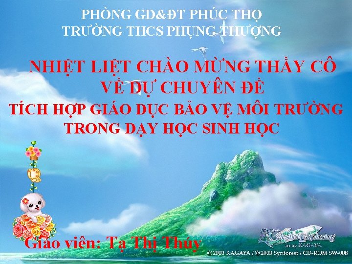 PHÒNG GD&ĐT PHÚC THỌ TRƯỜNG THCS PHỤNG THƯỢNG NHIỆT LIỆT CHÀO MỪNG THẦY CÔ