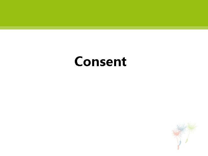 Consent 