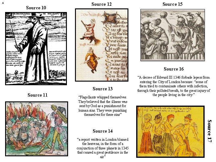 A Source 10 Source 12 Source 15 Source 16 Source 13 Source 11 “Flagellants
