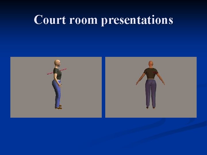 Court room presentations 