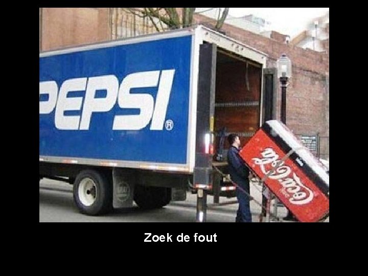 Zoek de fout 