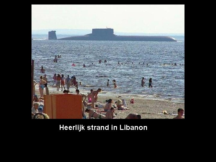 Heerlijk strand in Libanon 