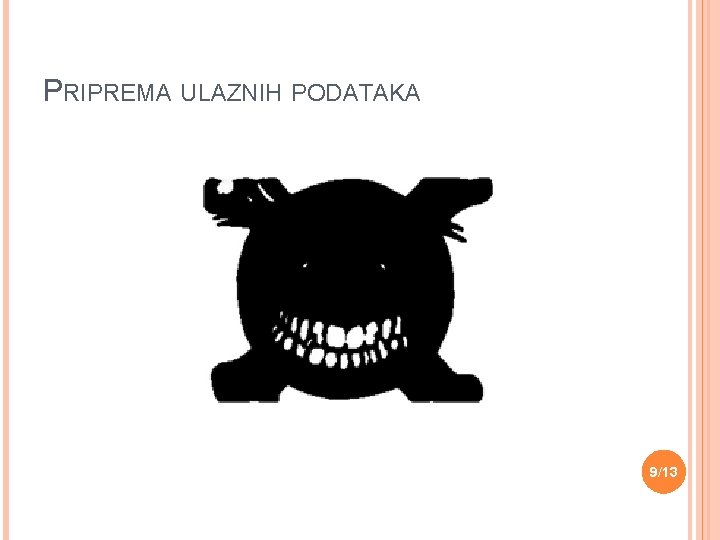 PRIPREMA ULAZNIH PODATAKA 9/13 