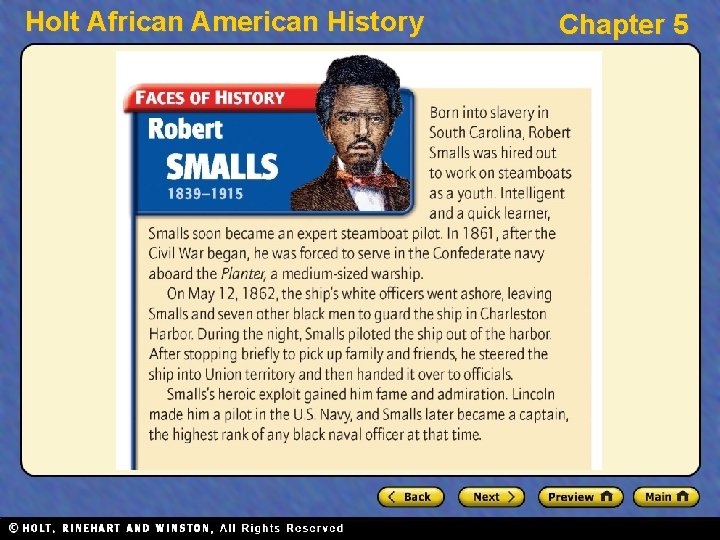 Holt African American History Chapter 5 