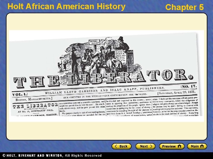 Holt African American History Chapter 5 