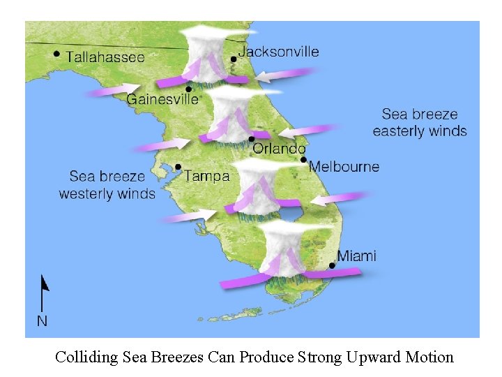 Colliding Sea Breezes Can Produce Strong Upward Motion 