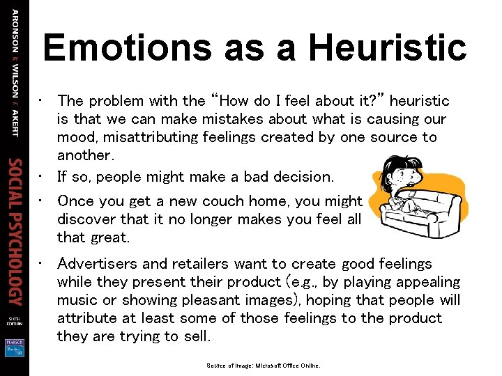 Emotions as a Heuristic • The problem with the “How do I feel about