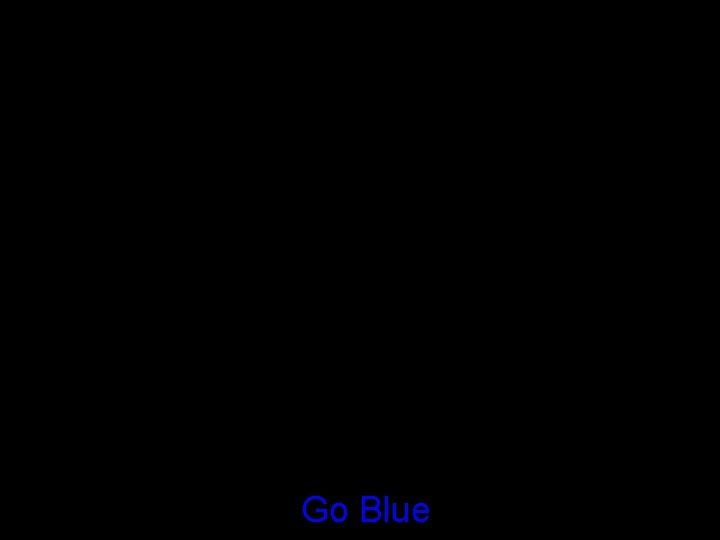 Go Blue 
