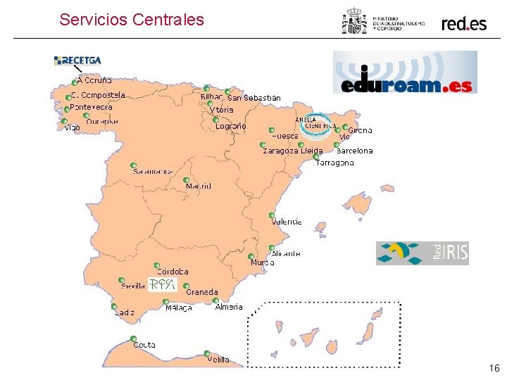 Servicios Centrales 16 