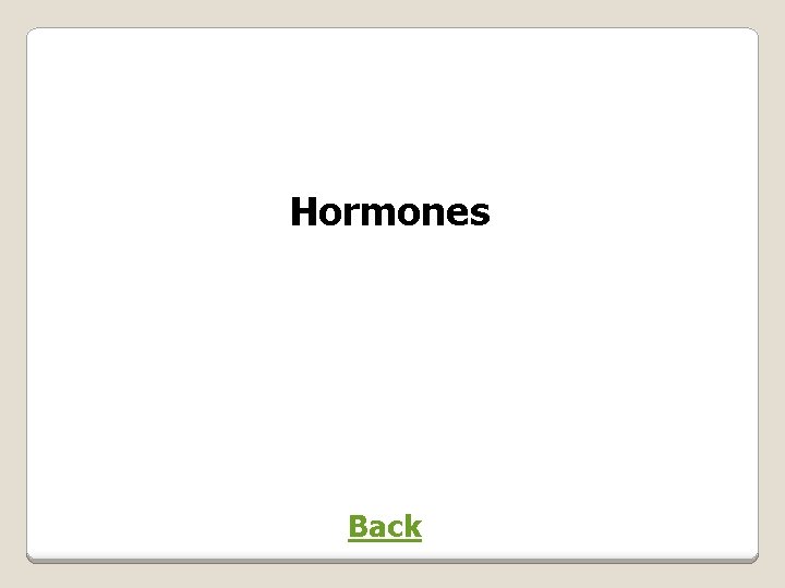 Hormones Back 