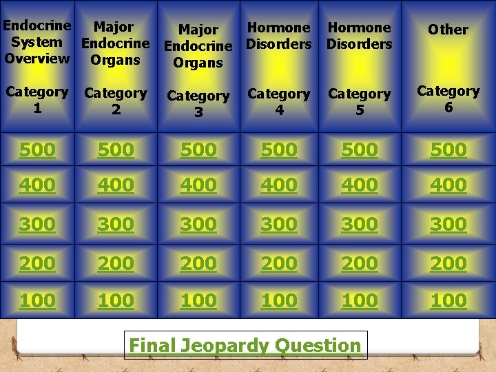 Endocrine Major System Endocrine Overview Organs Hormone Major Endocrine Disorders Organs Hormone Disorders Other