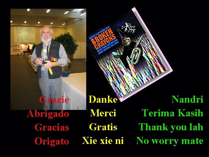 Grazie Abrigado Gracias Origato Danke Merci Gratis Xie xie ni Nandri Terima Kasih Thank