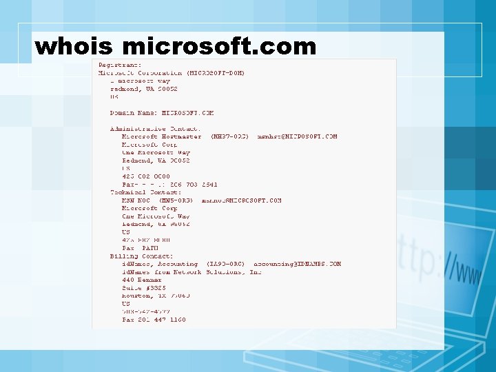 whois microsoft. com 