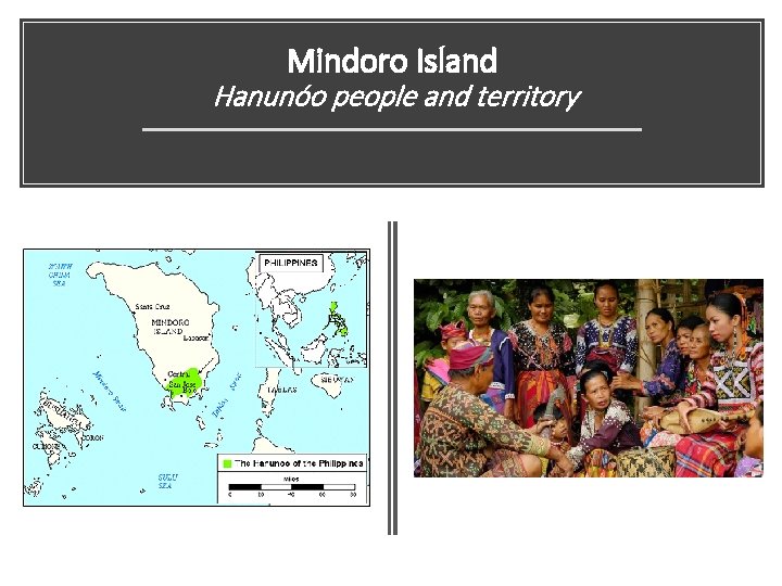 Mindoro Island Hanunóo people and territory 