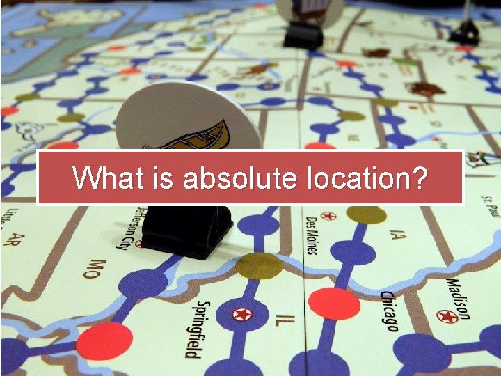 What is absolute location? 