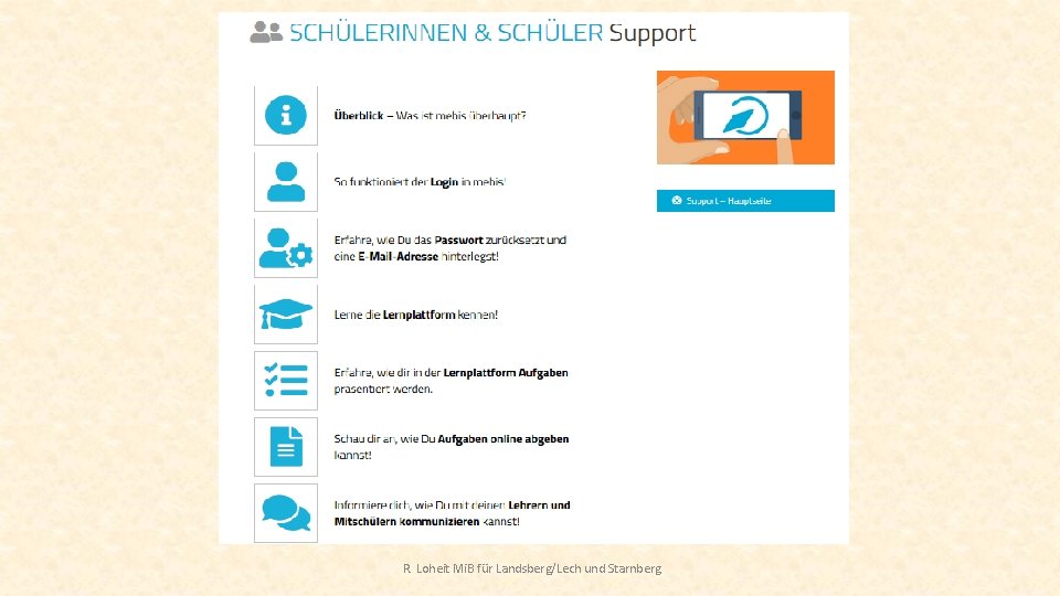 R. Loheit Mi. B für Landsberg/Lech und Starnberg 