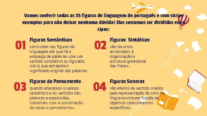 Vamos conferir todas as 35 figuras de linguagem do português e com vários exemplos