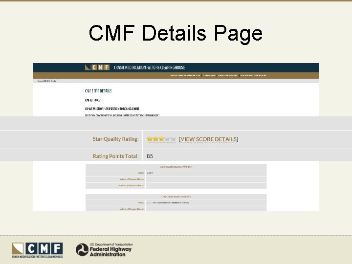 CMF Details Page 