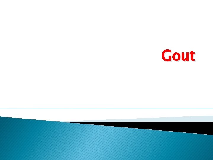 Gout 