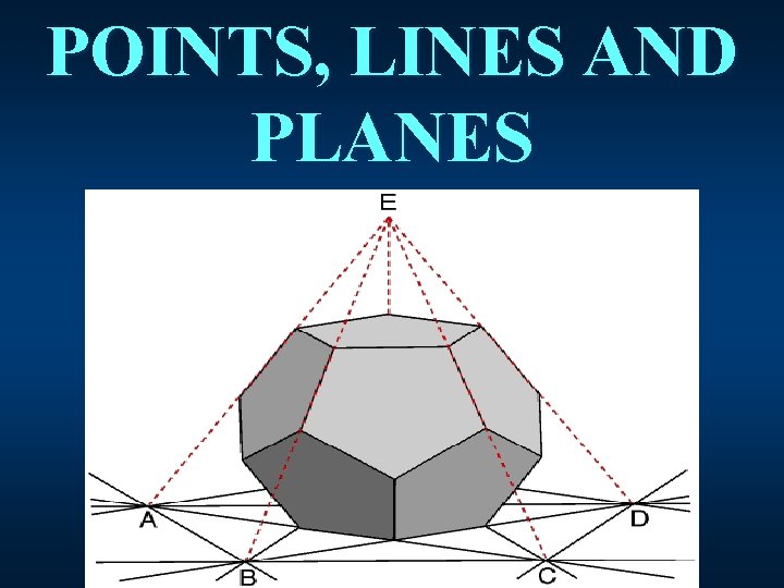 POINTS, LINES AND PLANES 