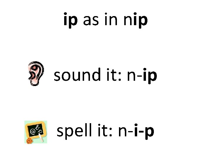 ip as in nip sound it: n-ip spell it: n-i-p 