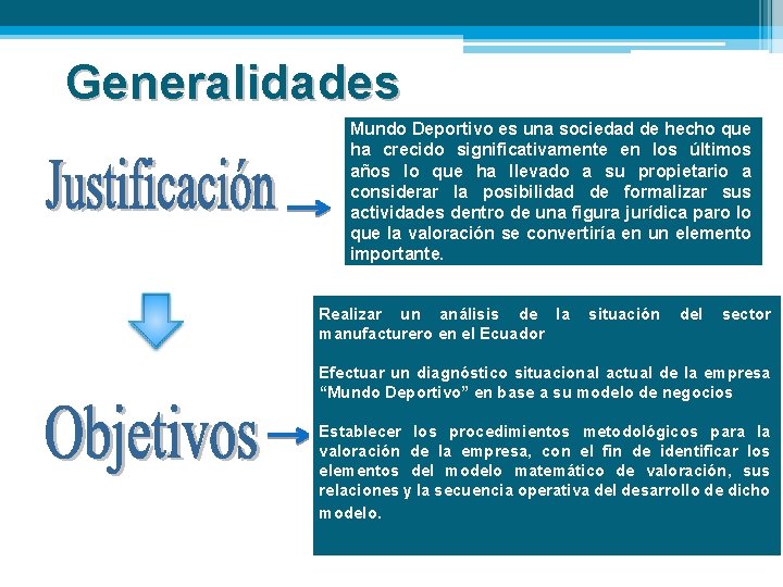 Generalidades Mundo Deportivo es una sociedad de hecho que ha crecido significativamente en los