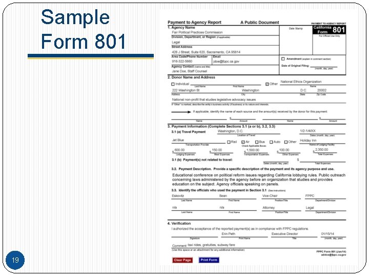 California Fair Political Practices Commission Overview State Controllers